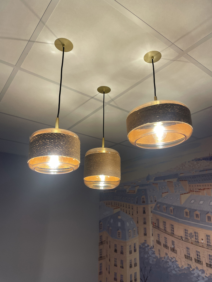Le Galliard Martial Electricien Baud Pantilo Rope Verre Acier Chamvre Par SLV Experience Light